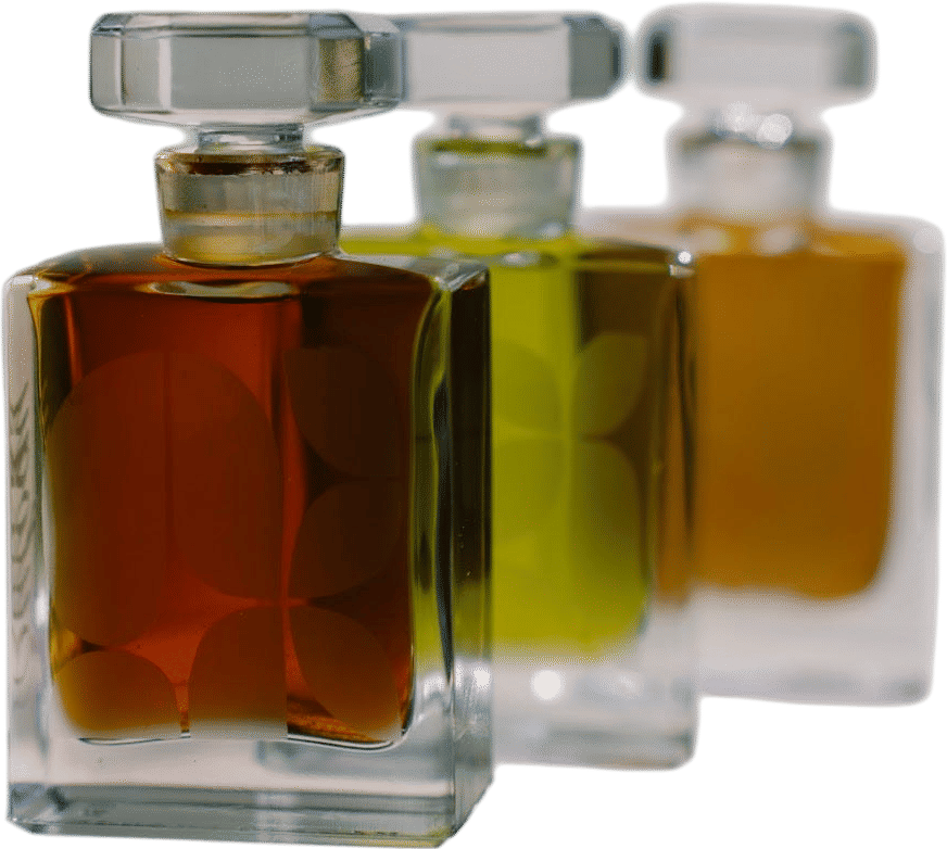 vibrant, pigmented perfumes