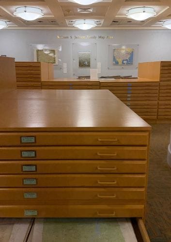 Denver Central Library Map Room - Denver