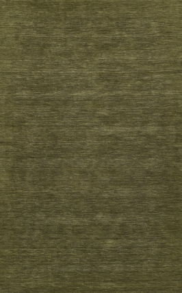 Althena Hand Loomed Wool Green Rug