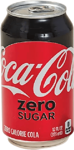 coke zero can