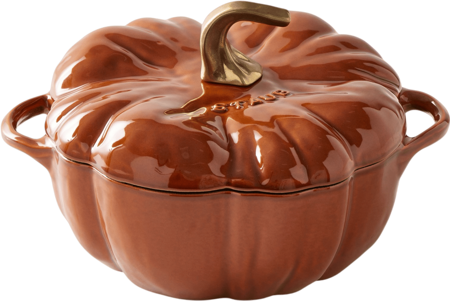 Staub Enameled Cast Iron Pumpkin Cocotte, 3.5-Qt.