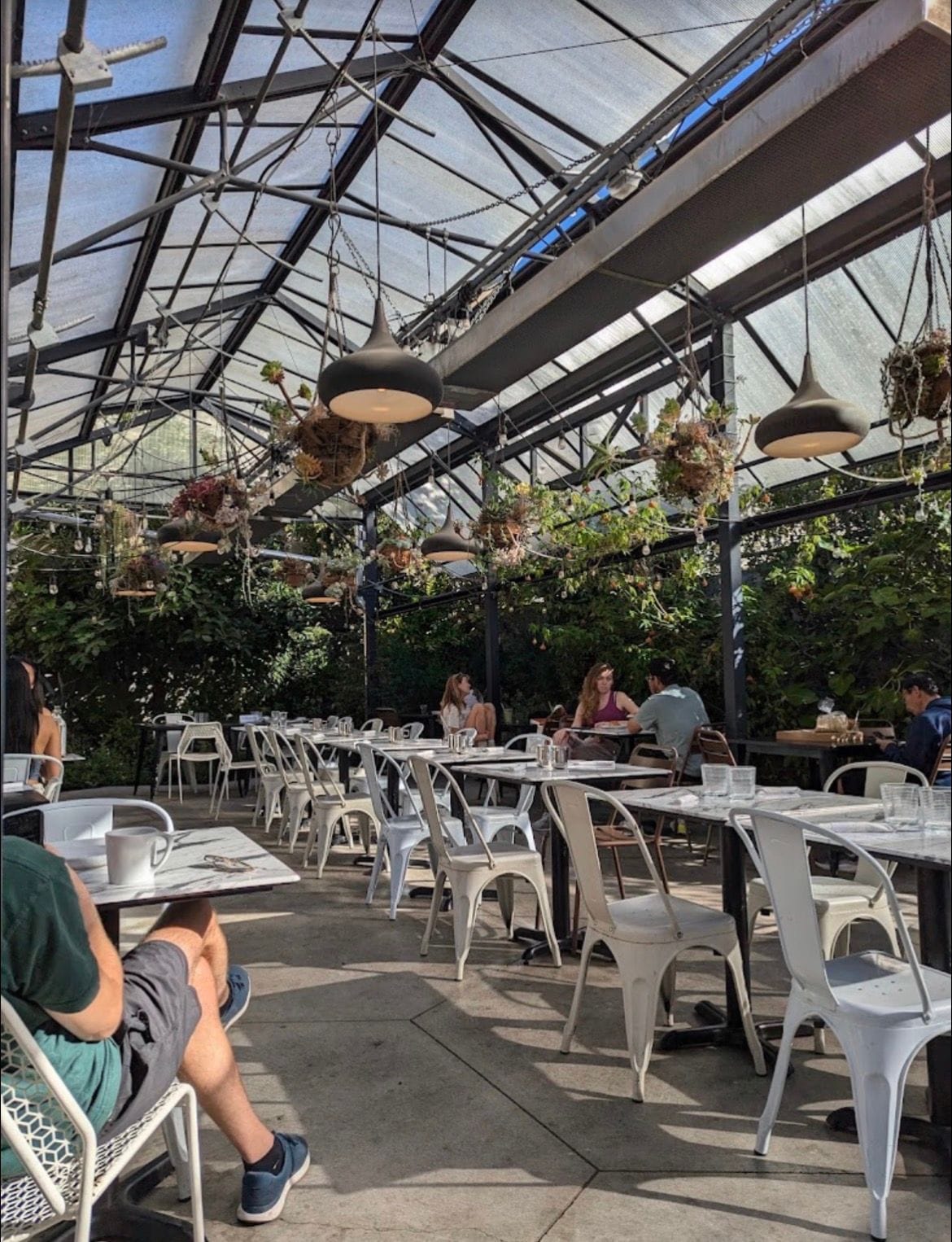 The patio at Cafenated