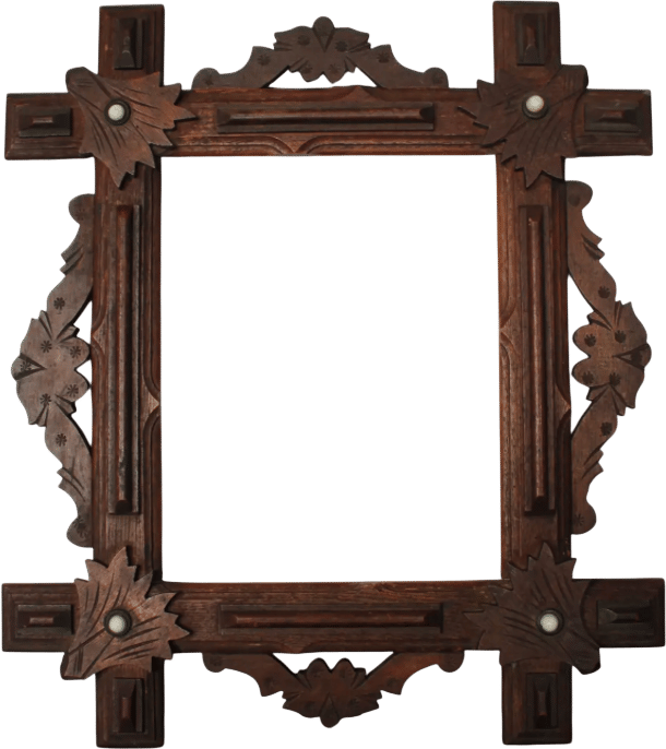 Tramp Art Picture Frame