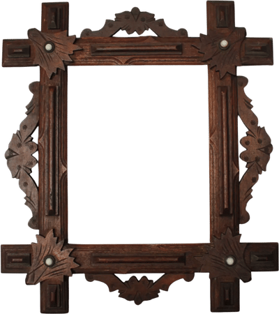 Tramp Art Picture Frame