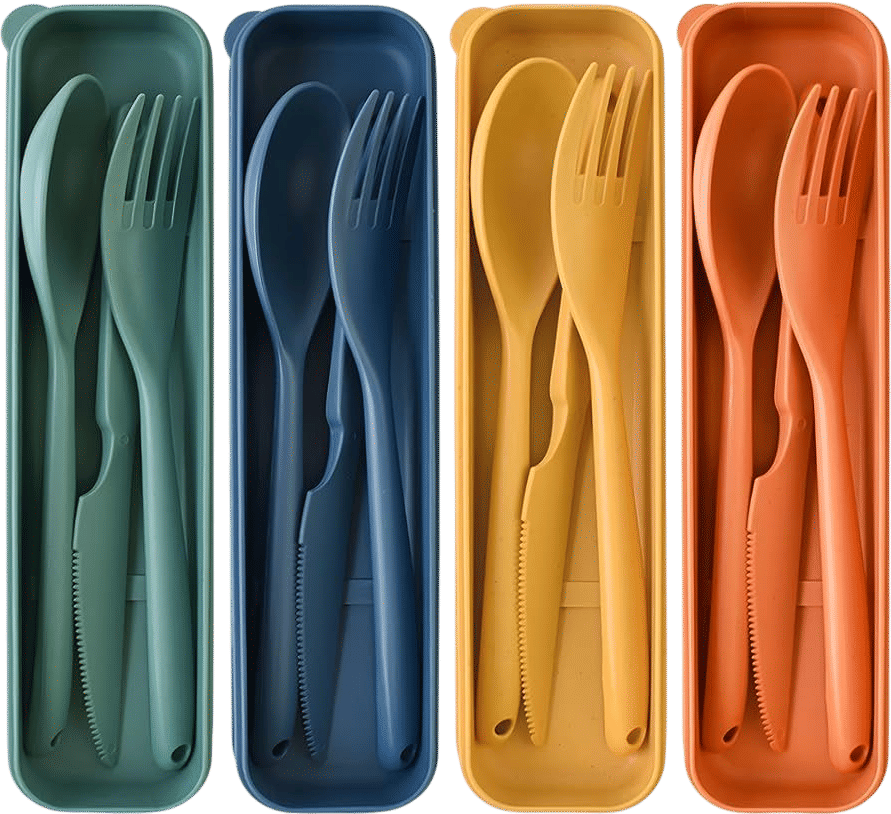 Zoyiancy 4 Sets Large Utensils Set with Case