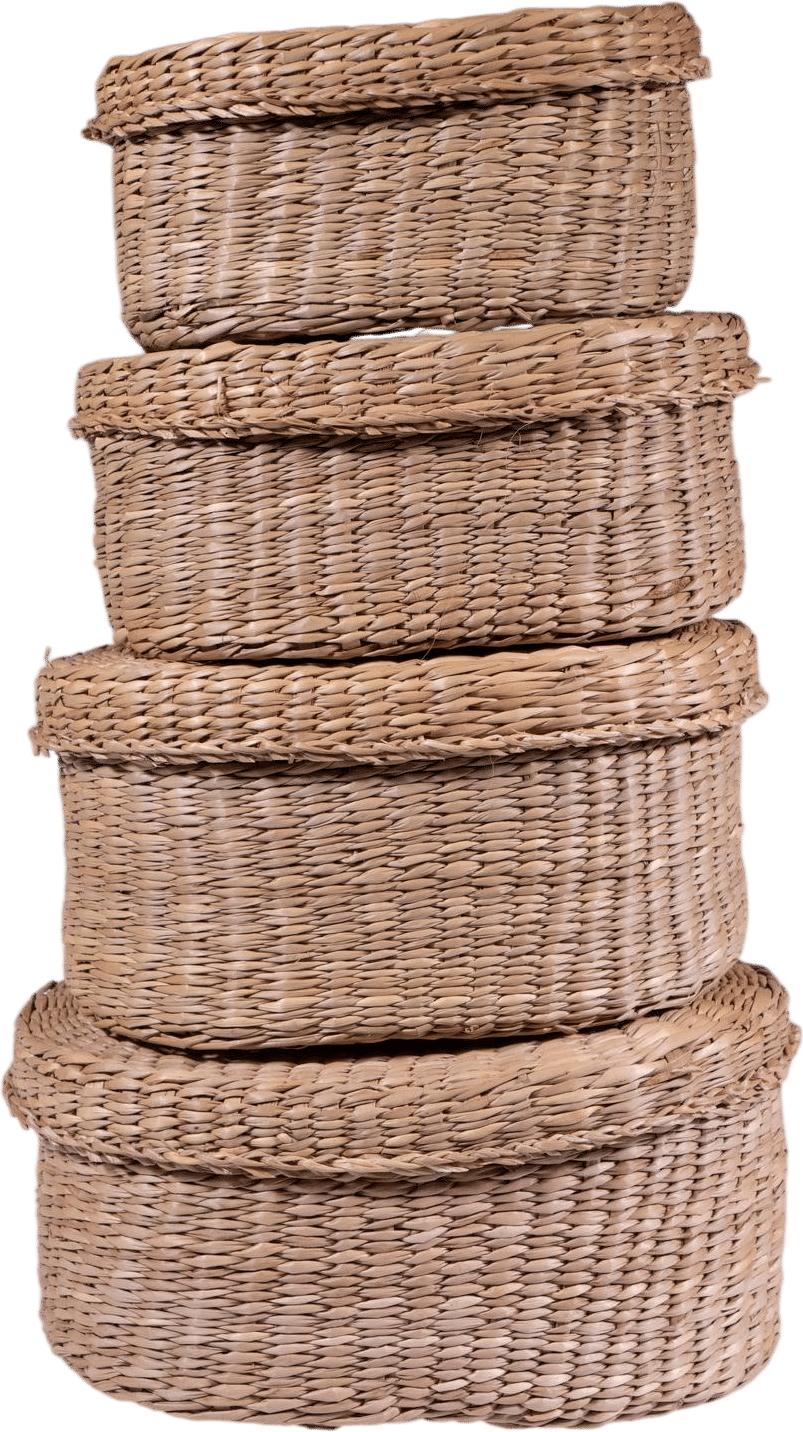 Nested Set of Maine Wabanaki Baskets