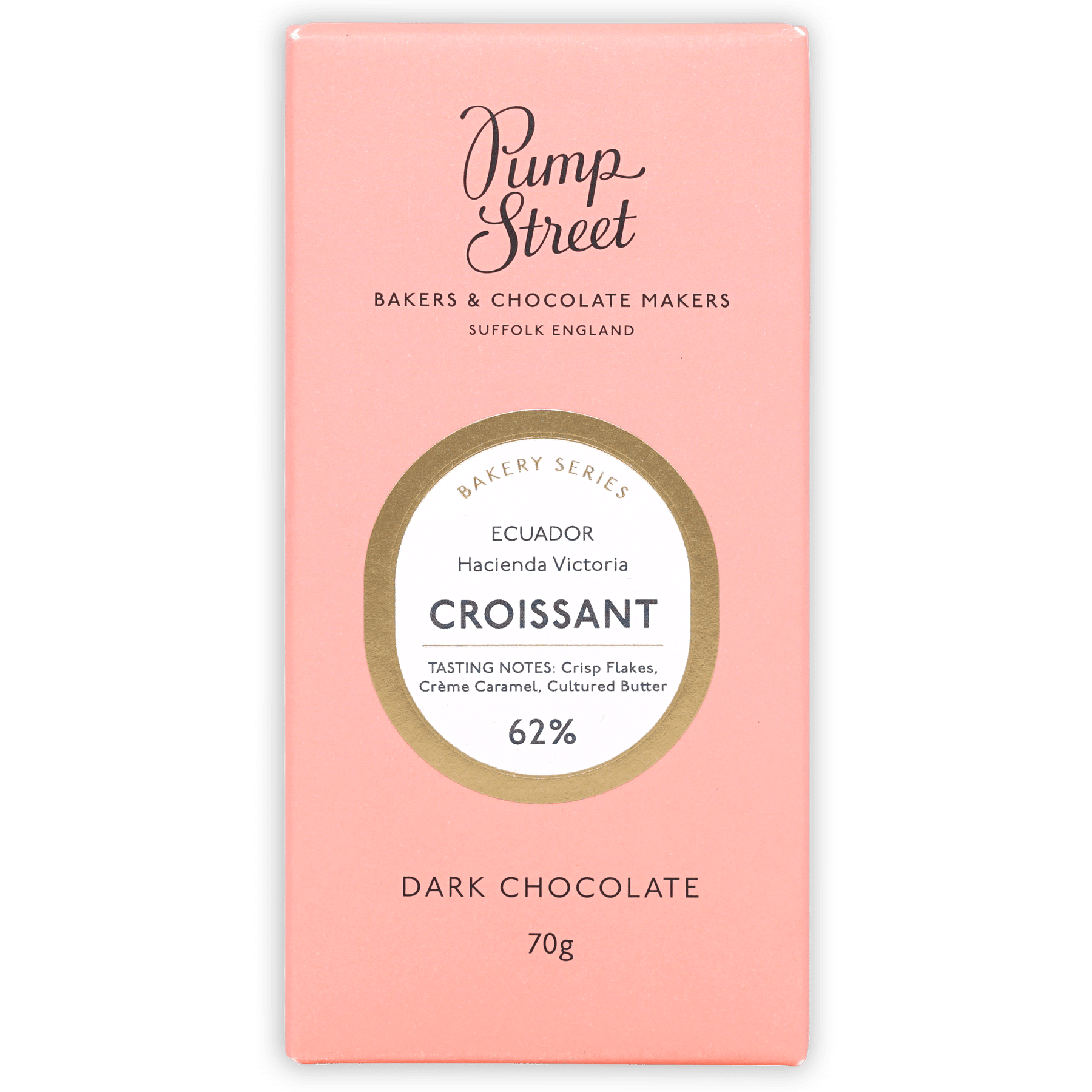 Pump Street Croissant Chocolate Bar 62% 