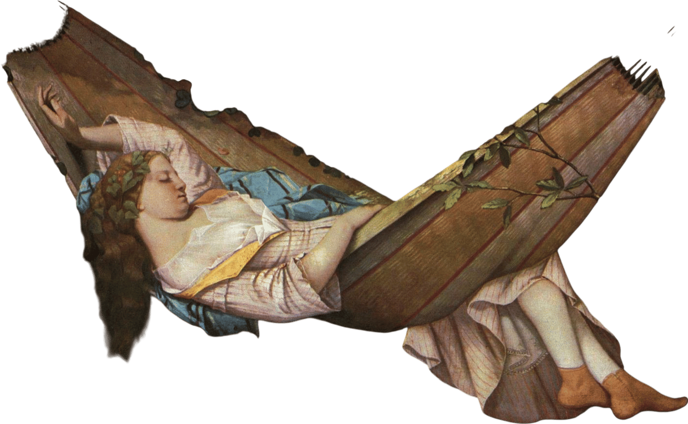 taking a siesta
