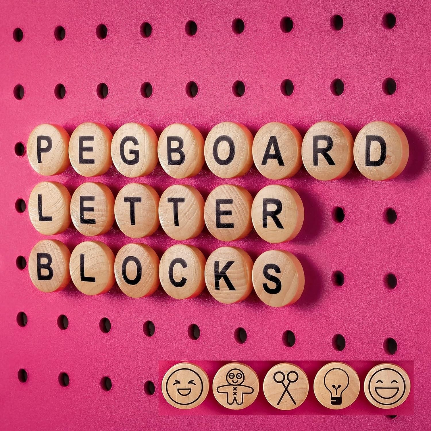 Pegboard Letters