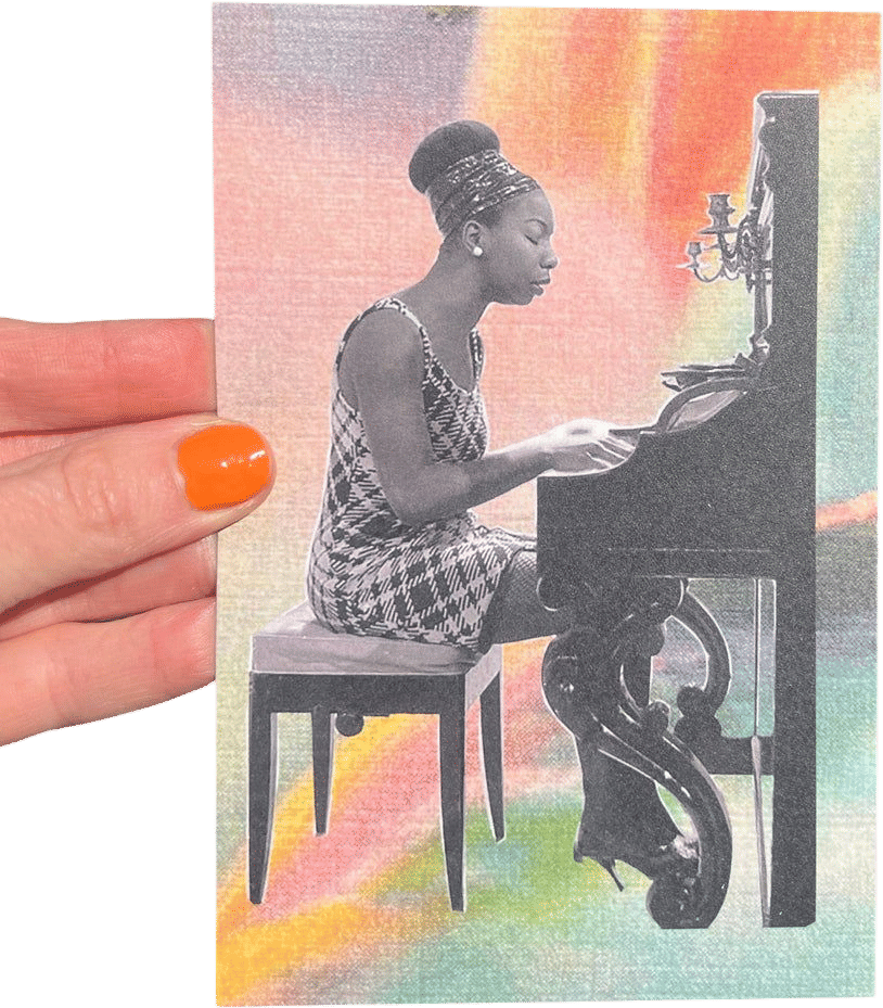 Nina Simone Postcard