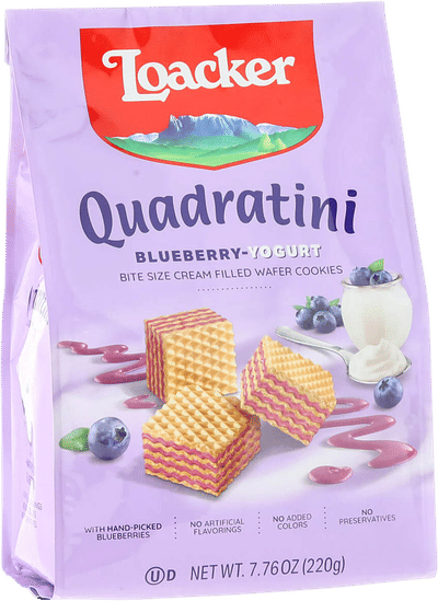Blueberry Yogurt Wafer Cookies