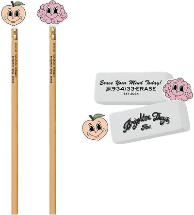Brighter Days Pencil and Eraser Set