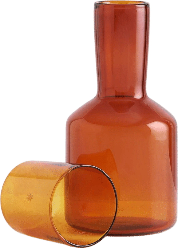 Maison Balzac J'ai Soif Carafe & Glass | Amber