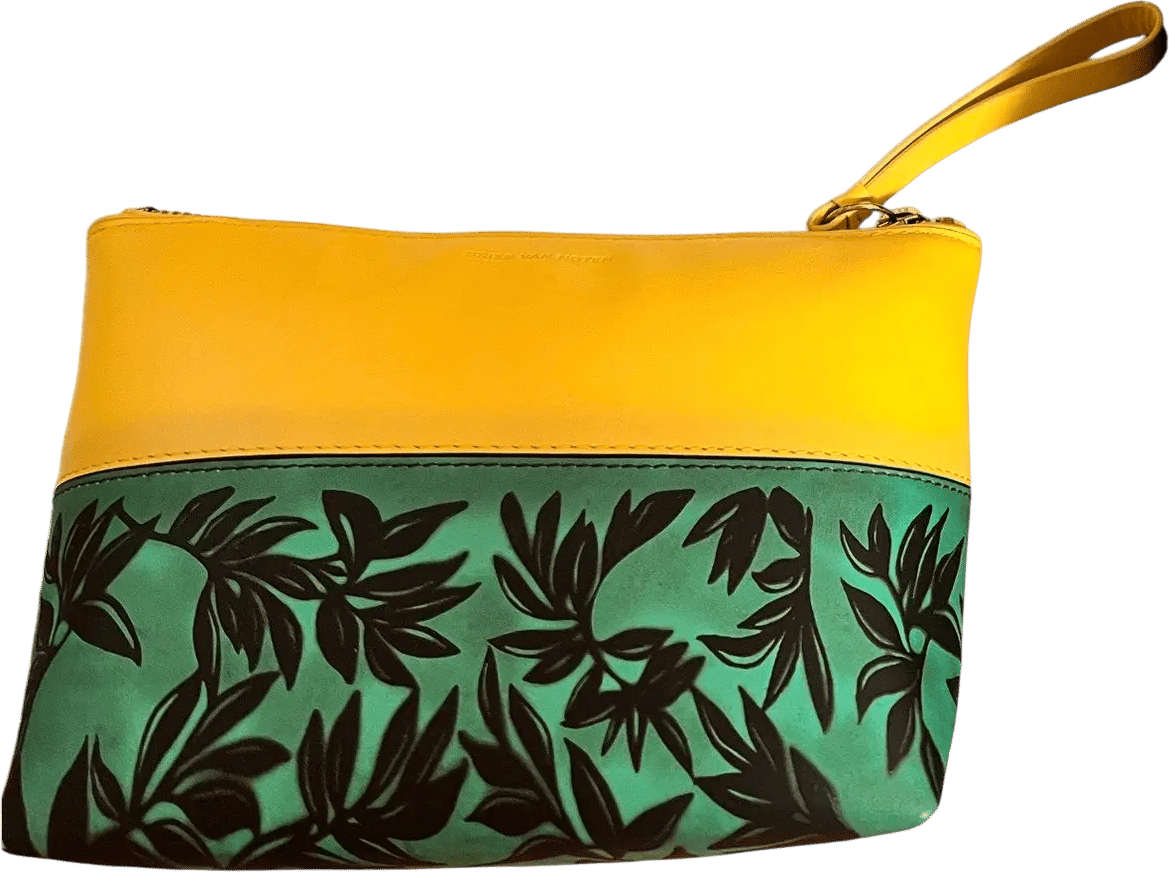 Leather clutch bag Dries Van Noten
