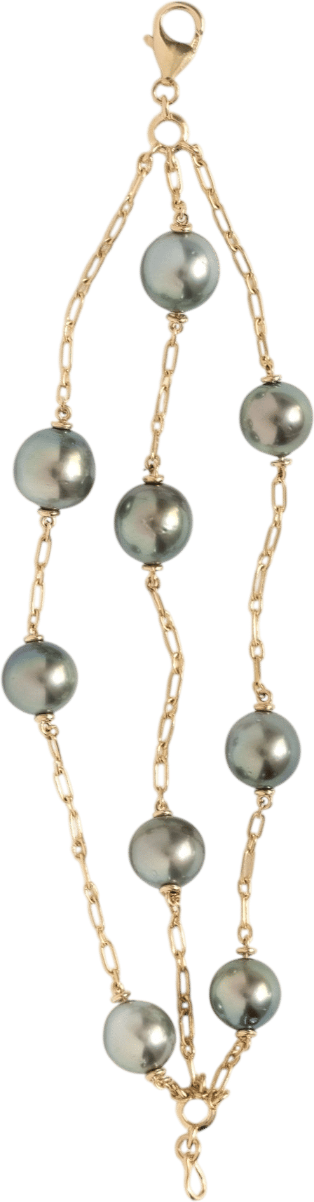 Three strand heirloom pearl bracelet