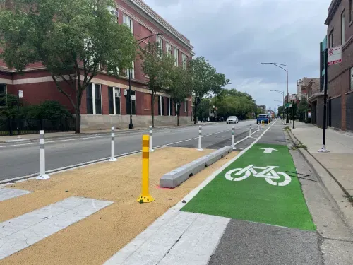 protected bike lanes