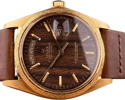 1972 YG Rolex Day-Date 36, Sequoia Dial, Spanish Date