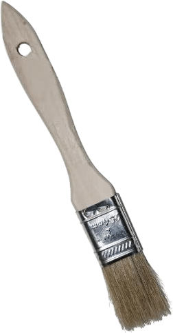 Magnolia Brush 230 Low Cost Single Thickness Paint or Chip Brush, 1-1/2" Trim, 1/2" Width, White (Case of 36)