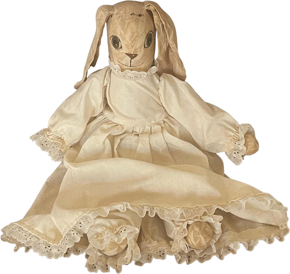 Vintage Handmade Bunny Rabbit Doll