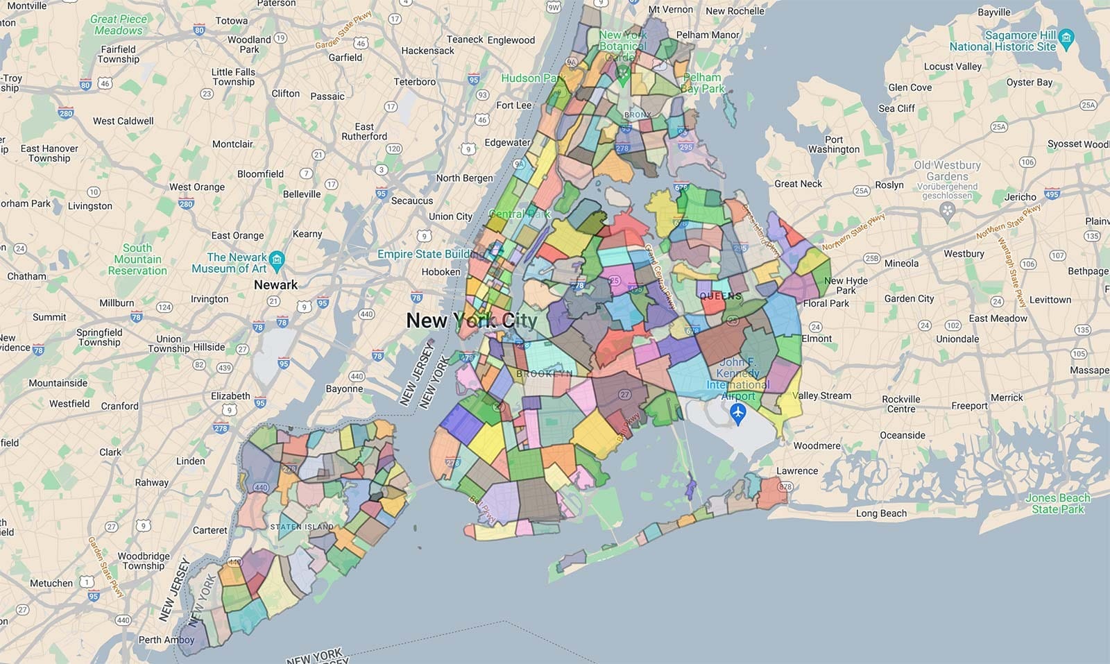 NYC FOOD MAP