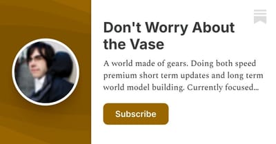 Don't Worry About the Vase