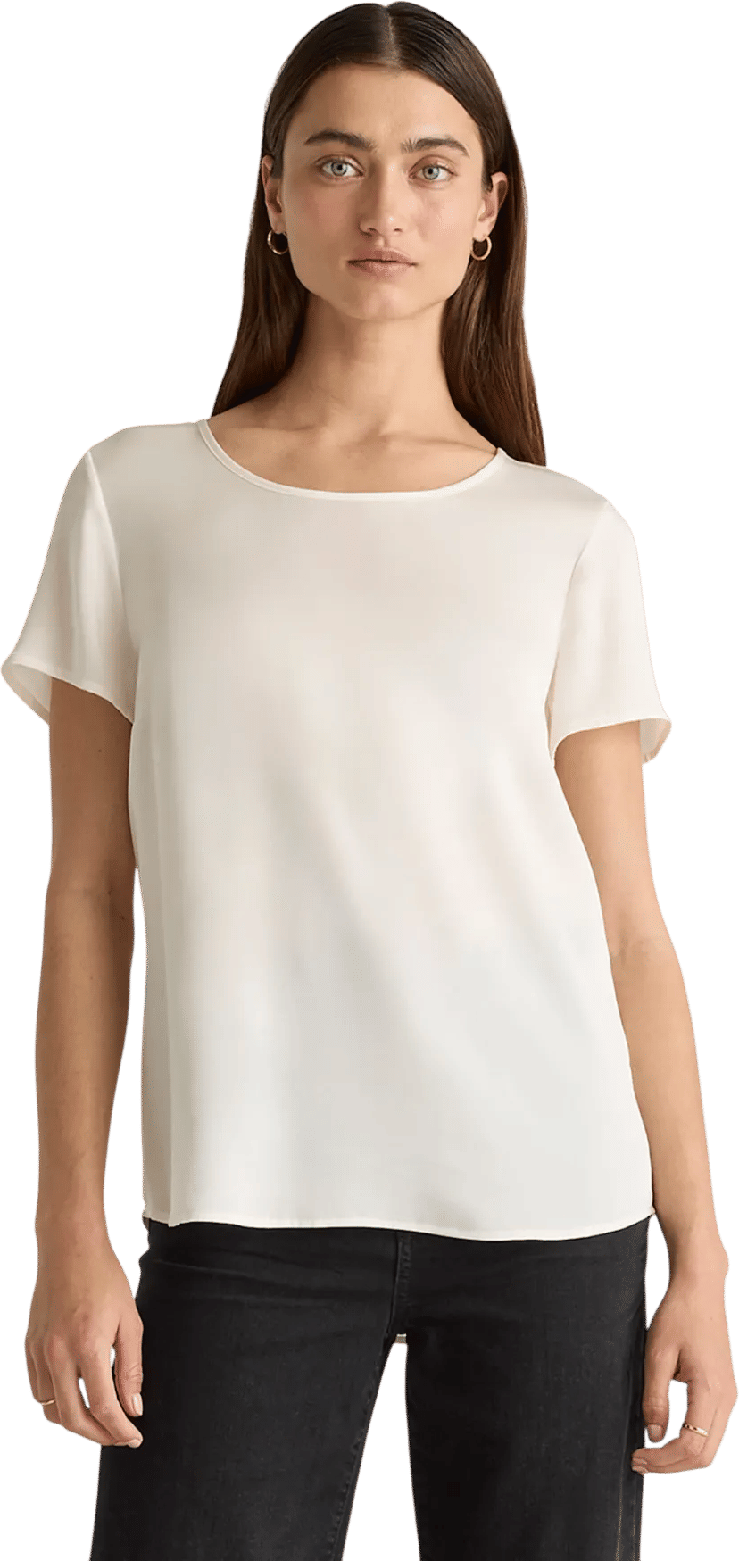Silky t-shirt you can wear to work