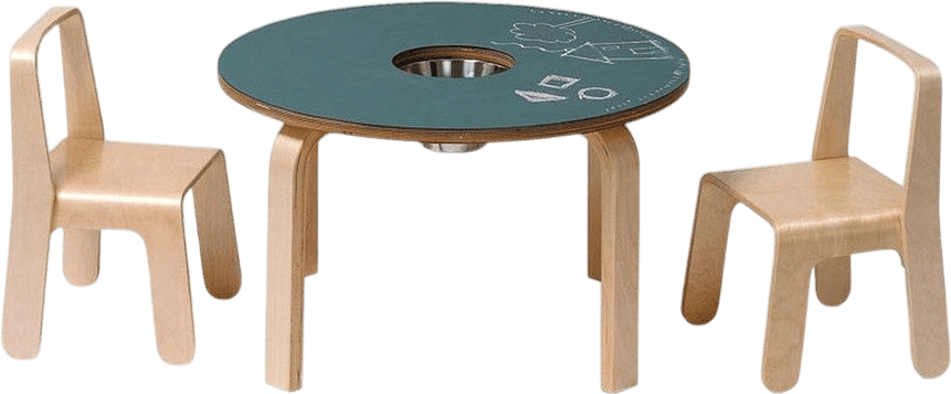 Woody Chalkboard Table for Kids