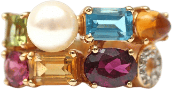 14k Rich Bitch Ring - Etsy