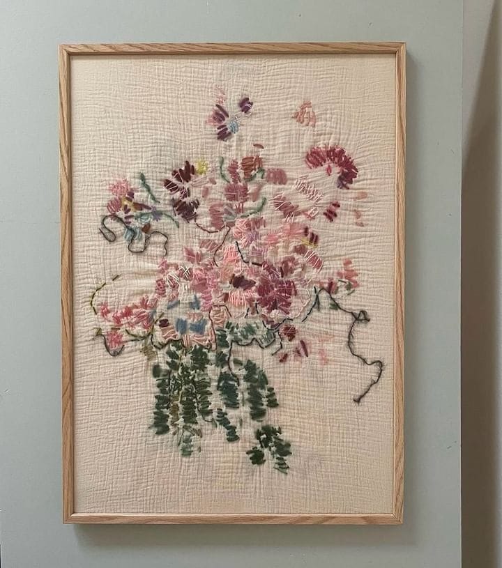 Helle Skarrup Studio Floral Artwork