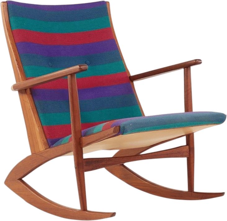 Holger Georg Jensen Model 97 Teak Rocking Chair