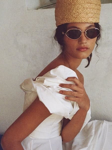 Wire 01 Sunglasses in Metal by CELINE
