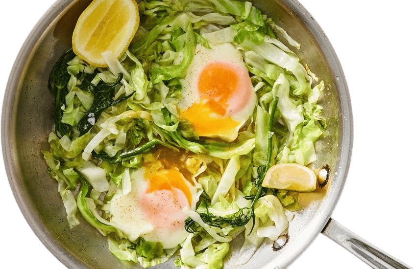 Buttered Cabbage and Eggs Recipe by Christian Reynoso