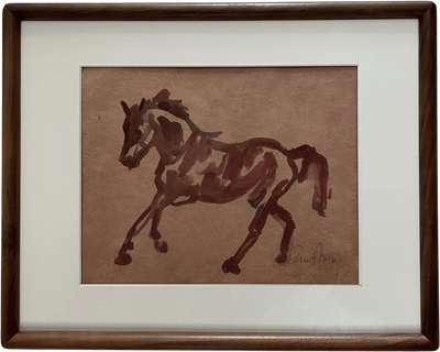 Horse Watercolor Art Print