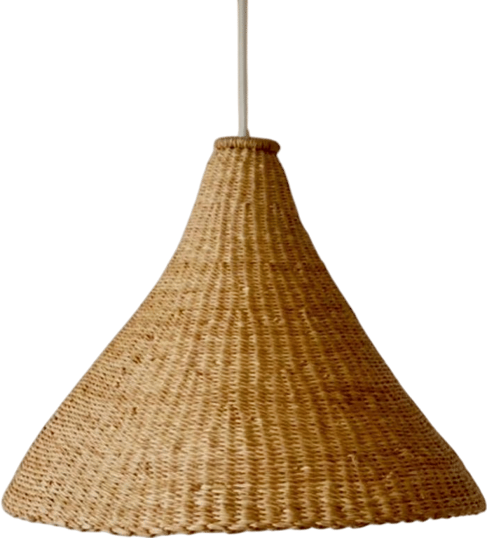 Handwoven Cone Lamp Shade