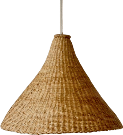 Handwoven Cone Lamp Shade