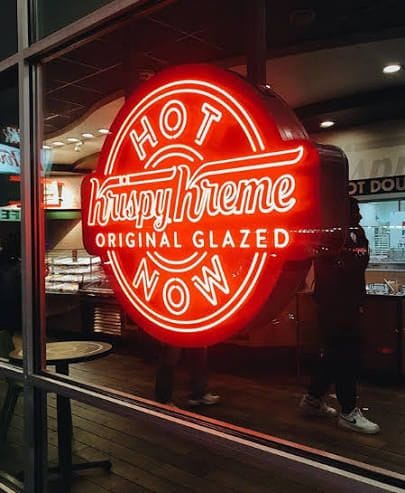 Hot Now Krispy Kreme Donuts
