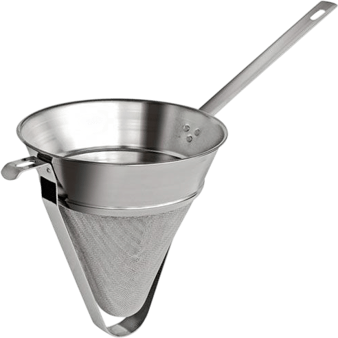 Gobel Chinois Bouillon Strainer Tinned Steel with Stainless Mesh