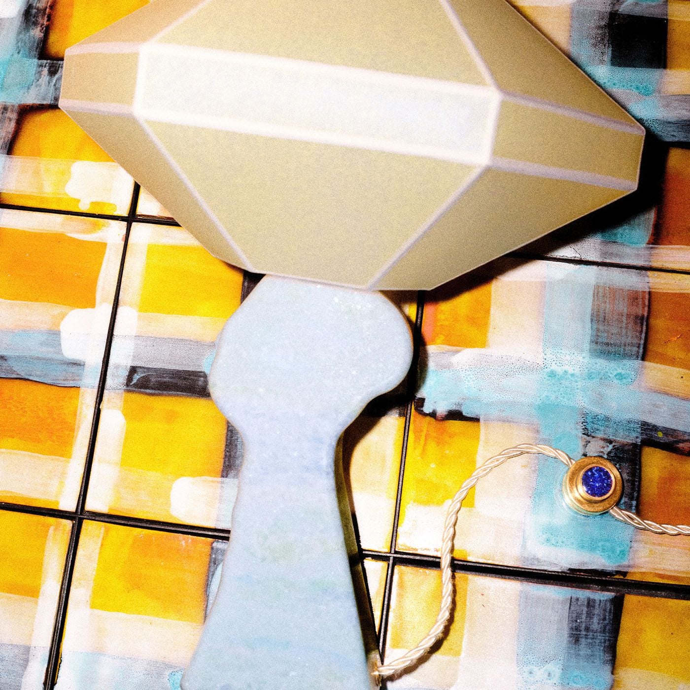 Lampe Pierre Bleu