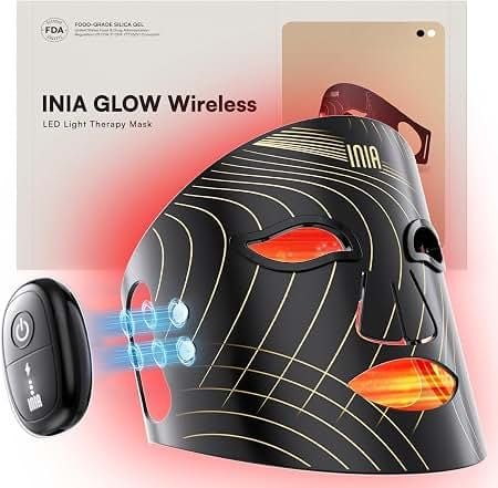 INIA GLOW Wireless Red Light Therapy Mask