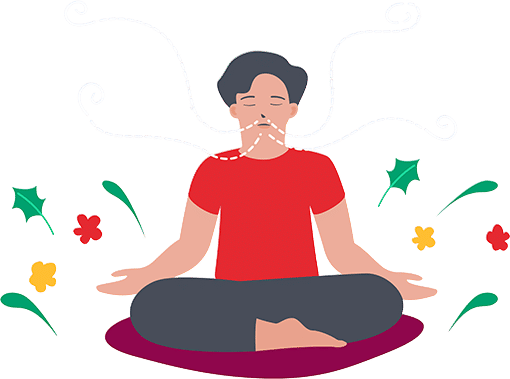 Guided breathing for energy