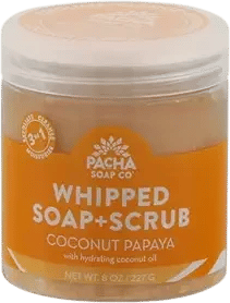 Pacha Soap Coconut Papaya Whipped Soap Scrub