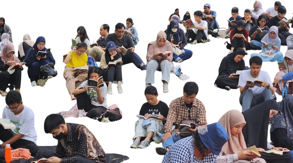 Join a silent reading club