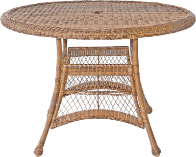 Carlotta Wicker Outdoor Dining Table