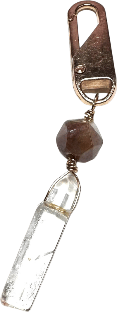 Crystal Zipper Pulls