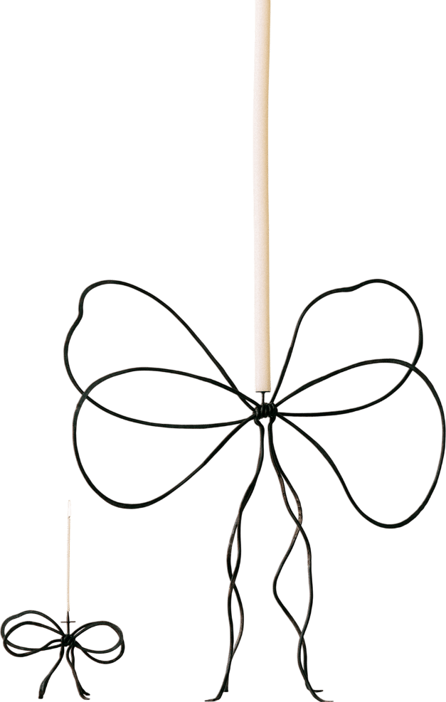 Bow Candle Holder