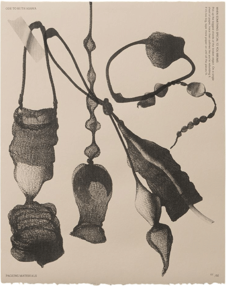 Ode to Ruth Asawa print by Alyson Fox