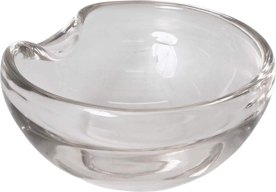 Tiffany & Co. Elsa Peretti Pink Iridescent Glass Bowl