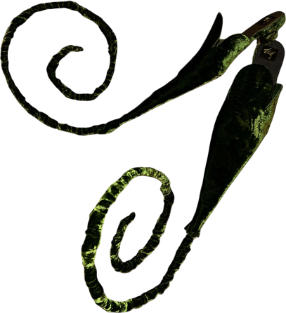 Inferno Atelier Green Textured Spiral Object