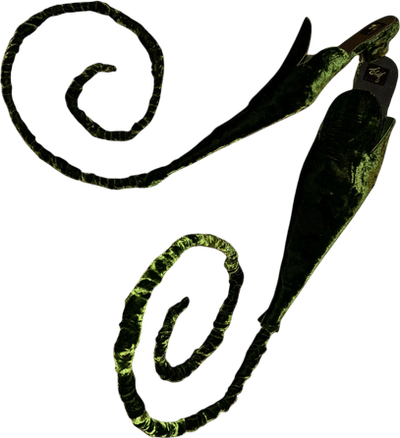 Inferno Atelier Green Textured Spiral Object