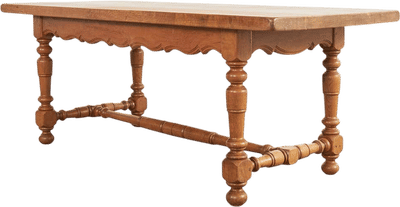 Antique Stripped French Oak Dining Table